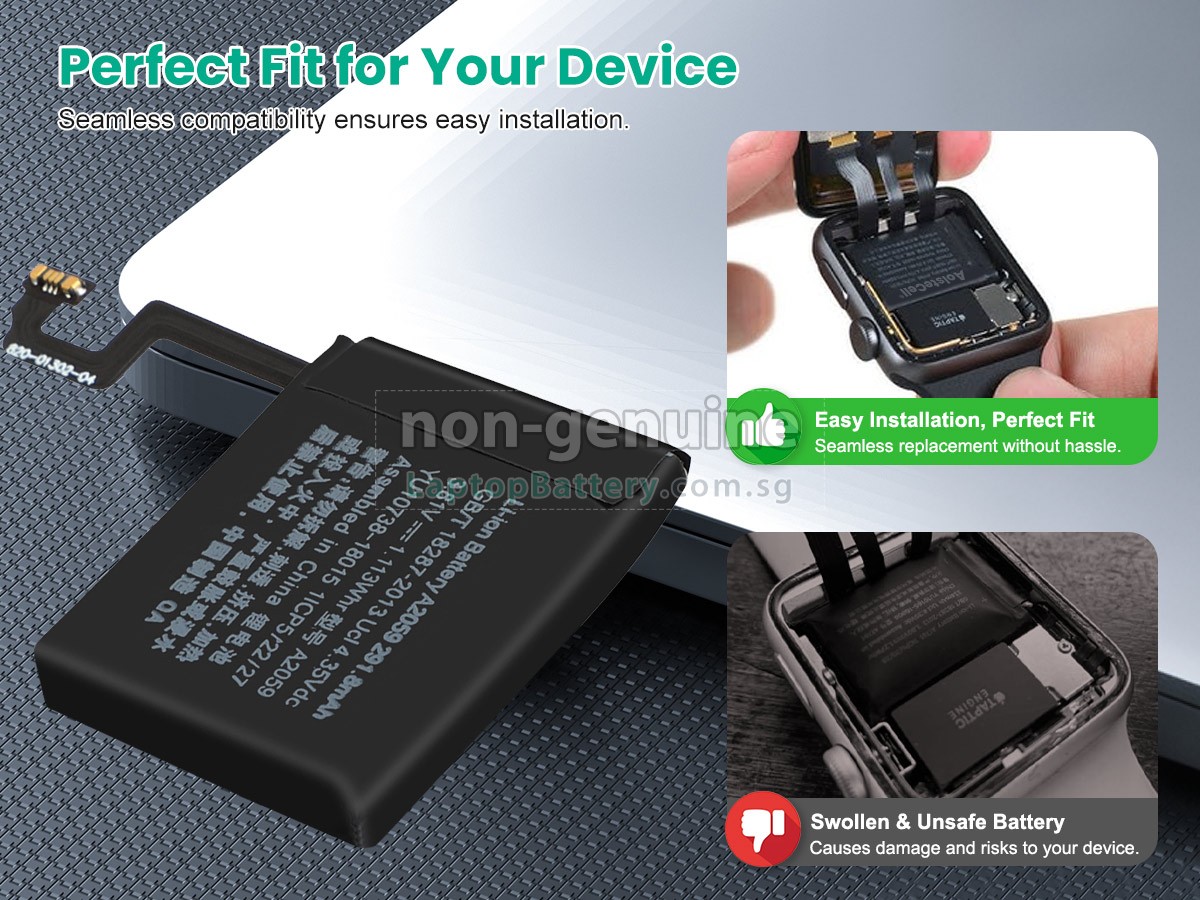 replacement Apple WATCH Series 4 44MM GPS battery