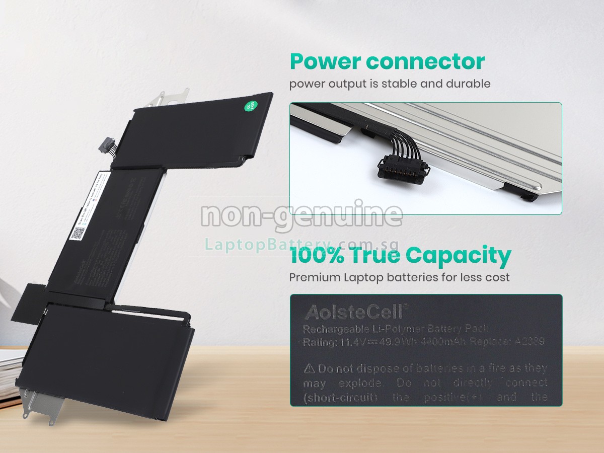 replacement Apple MacBook Air 2020 M1 A2337 EMC 3598 battery