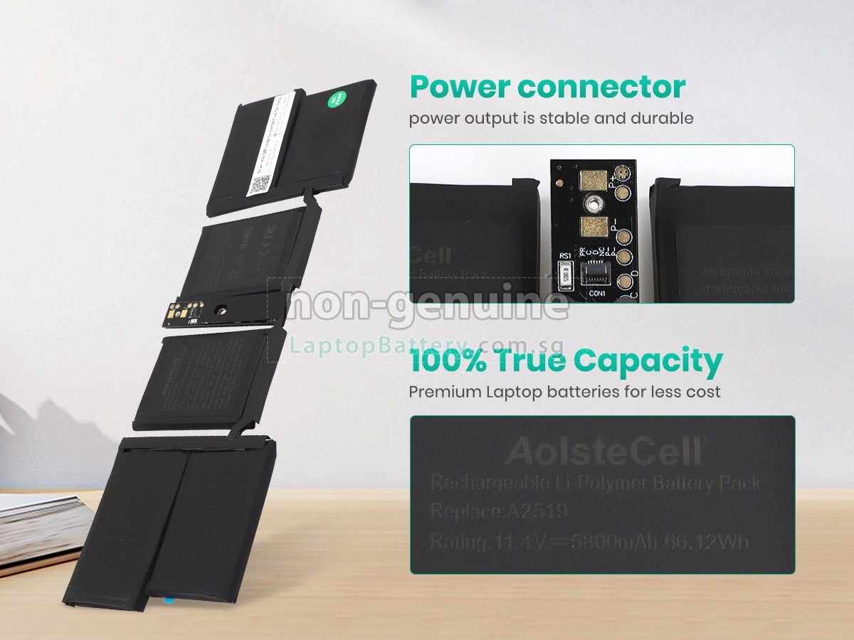 replacement Apple MacBook Pro 14-inch M1 Pro 10 CPU 16 GPU battery