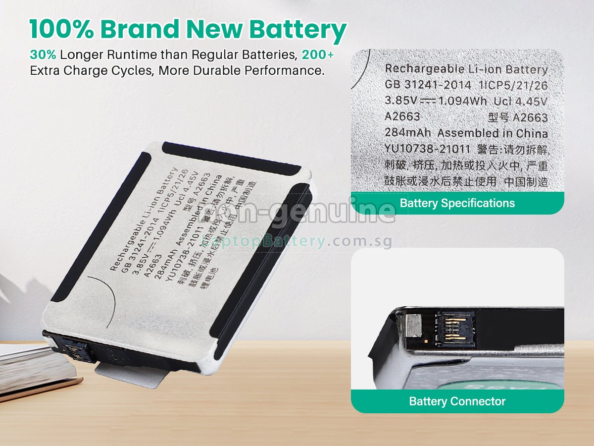 replacement Apple A2772 EMC 8096 battery