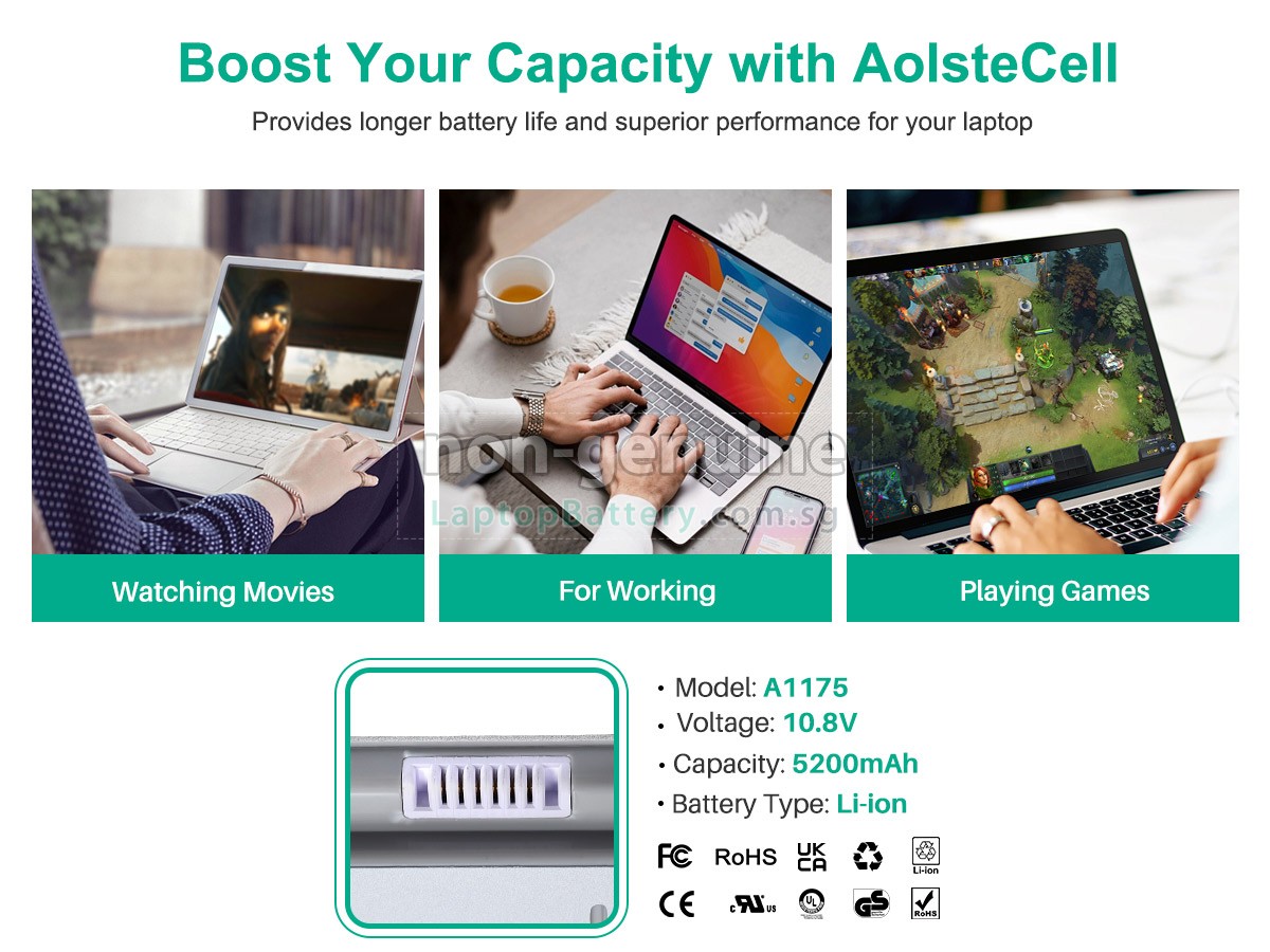 replacement Apple MA601LL battery