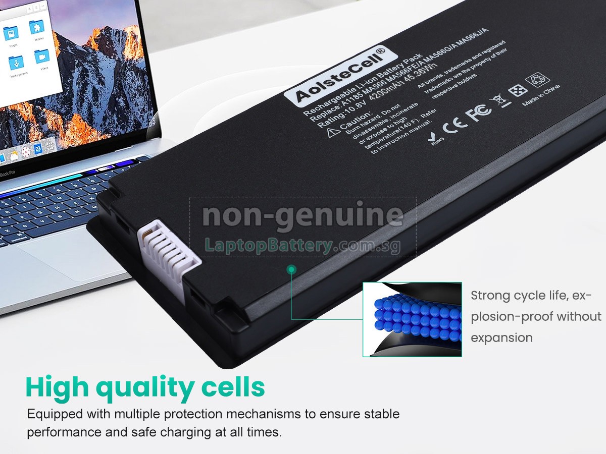 replacement Apple MC240LL/A battery