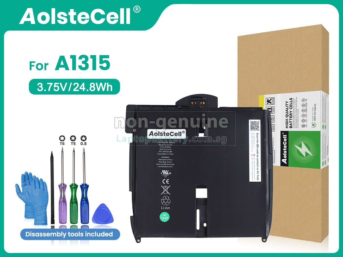 replacement Apple MB294LL/A battery