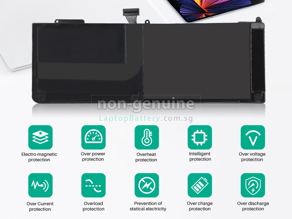 replacement Apple MacBook Pro Core 2 DUO 2.53GHZ 15.4 inch A1286(EMC 2324*) battery