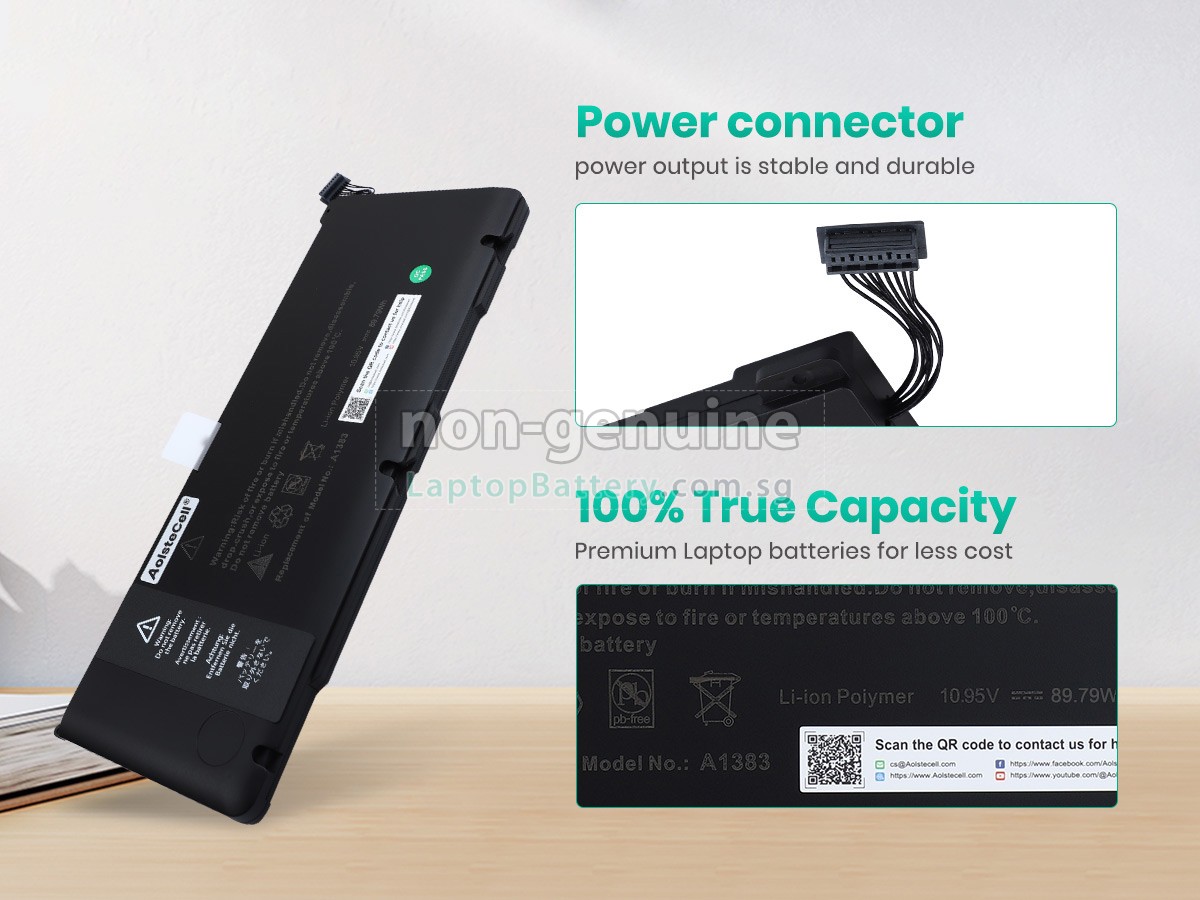 replacement Apple MacBook Pro 17 inch MD311TA/A battery