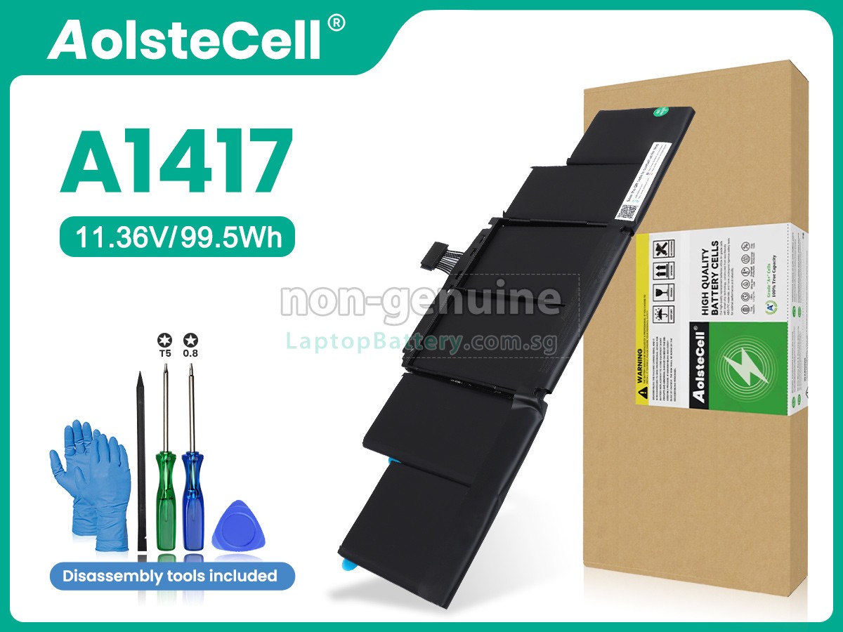 replacement Apple MacBook Pro Core I7 2.8GHZ 15.5 inch Retina A1398(EMC 2673) battery