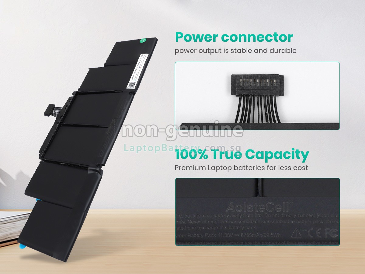 replacement Apple MacBook Pro Core I7 2.8GHZ 15.5 inch Retina A1398(EMC 2673) battery