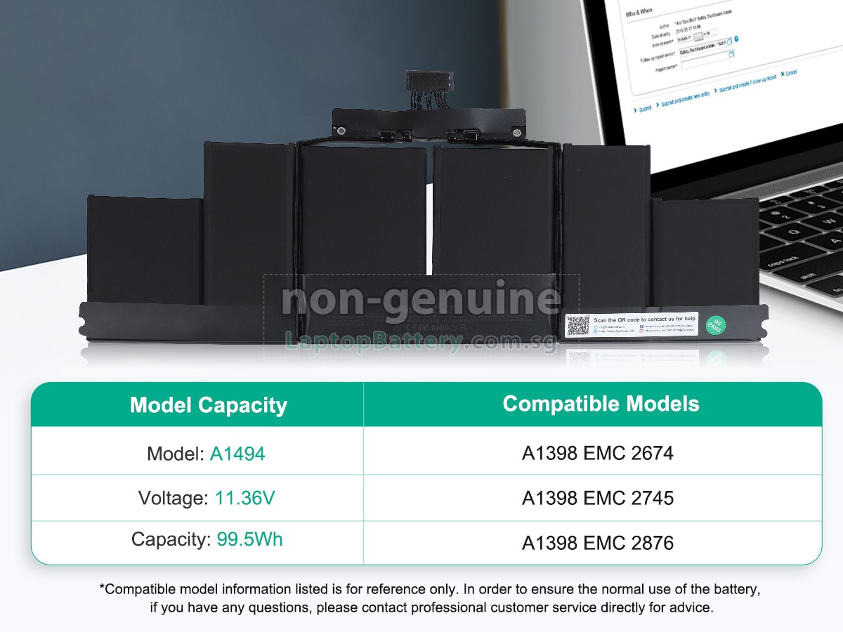 replacement Apple ME293LL/A battery