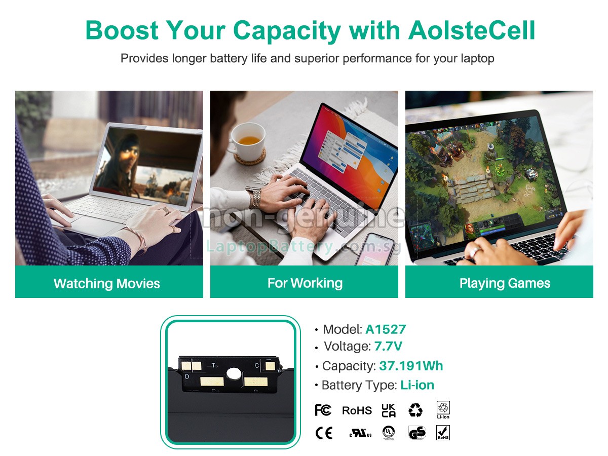 replacement Apple A1705 battery