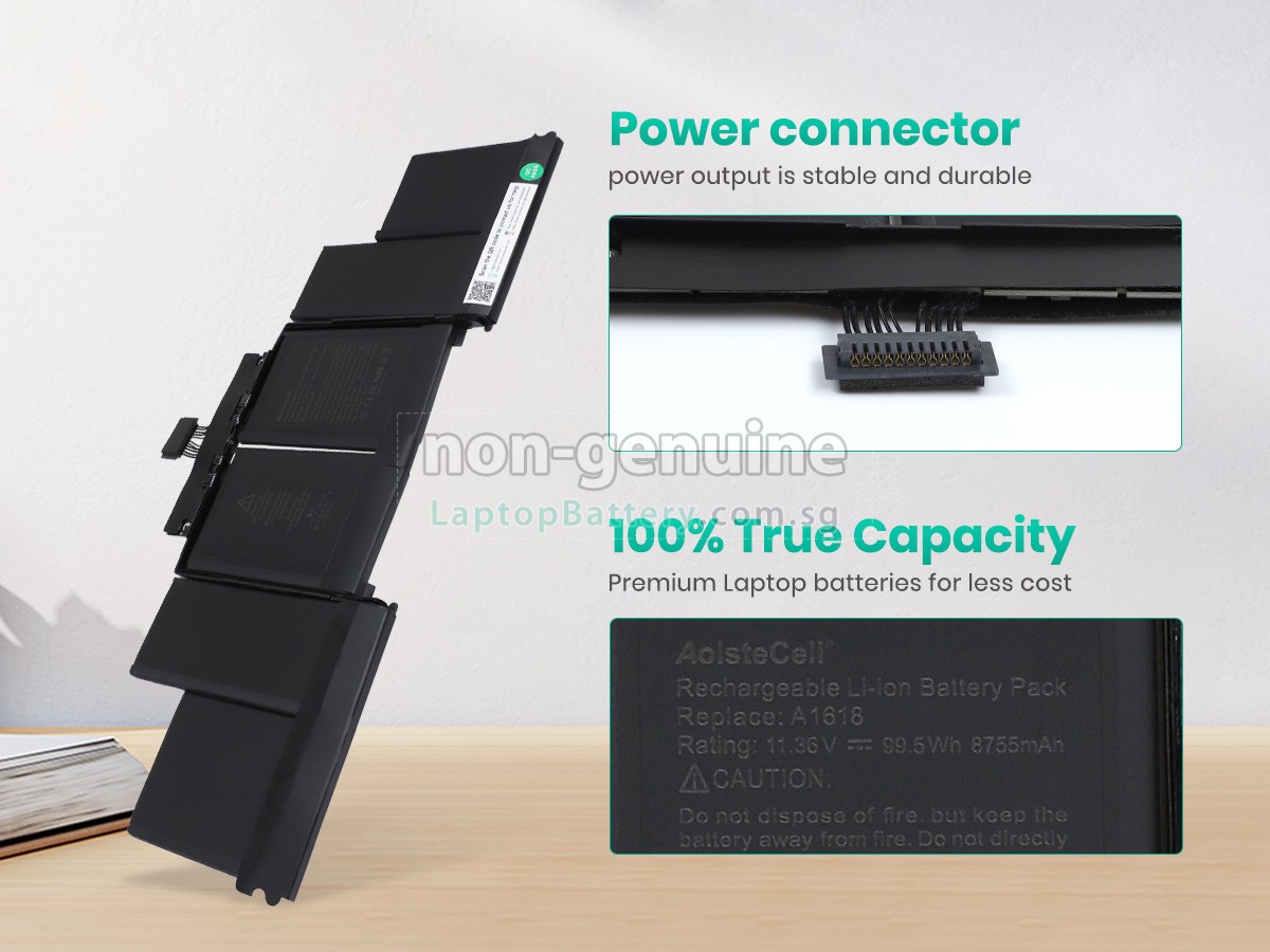 replacement Apple MacBook Pro 15.4 inch Retina MJLT2LL/A battery