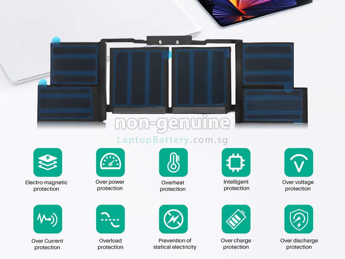 replacement Apple MacBook Pro Core I7 2.6G 15 inch TOUCH/2018 battery
