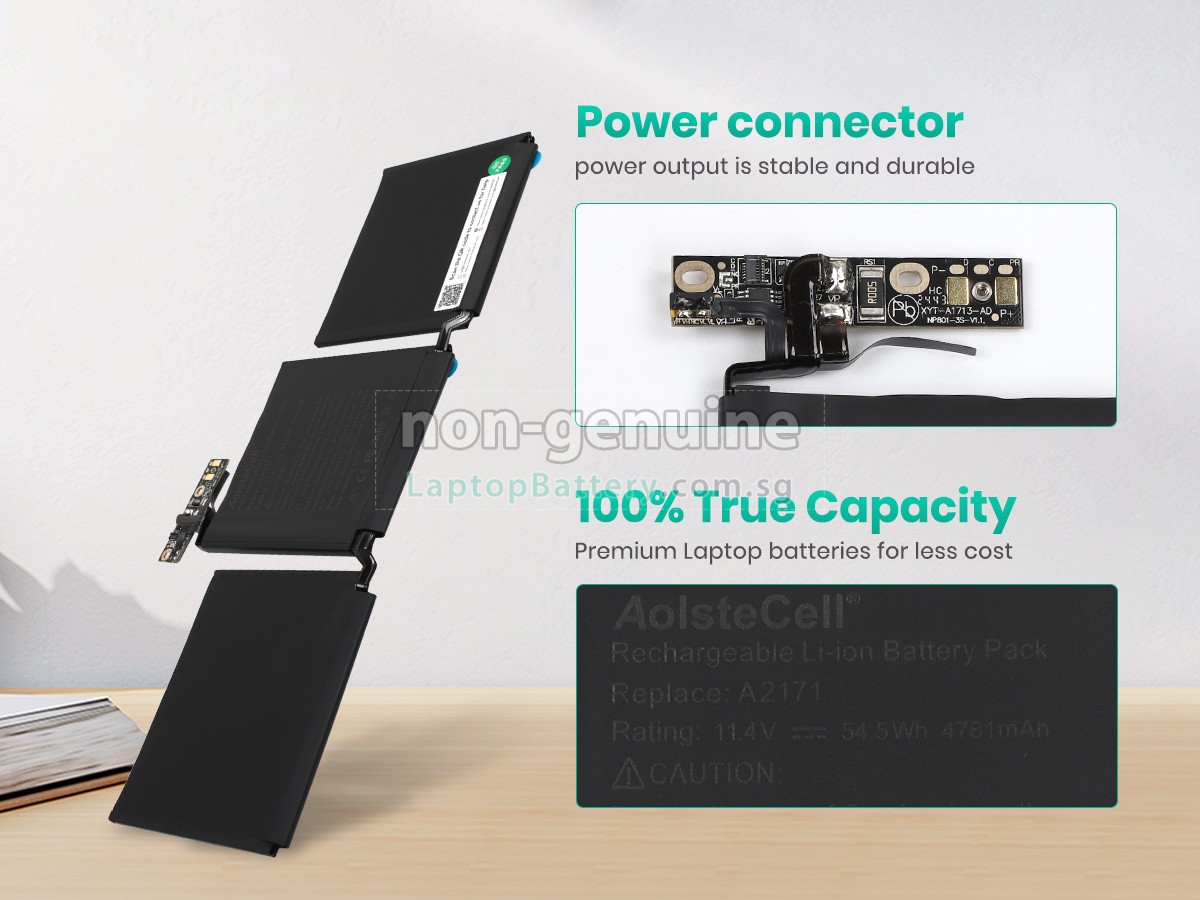 replacement Apple MacBook Pro 13-inch 2020 A2289 EMC 3456 battery