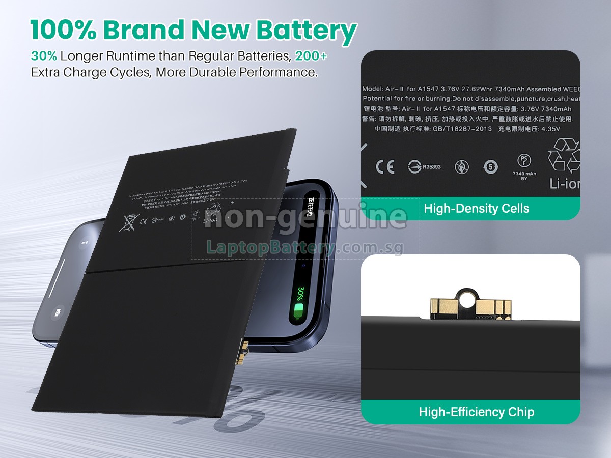 replacement Apple MH332LL/A battery