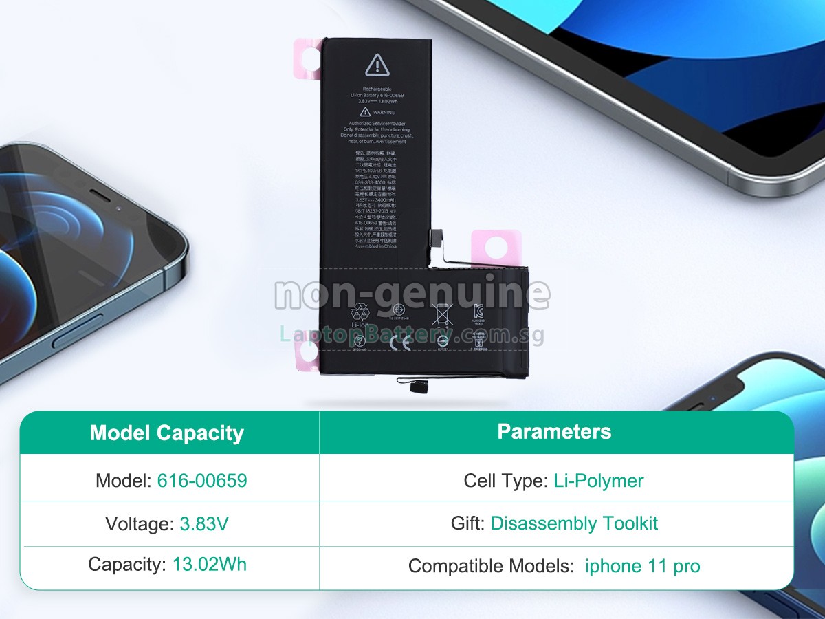 replacement Apple MWDC2ZA/A battery