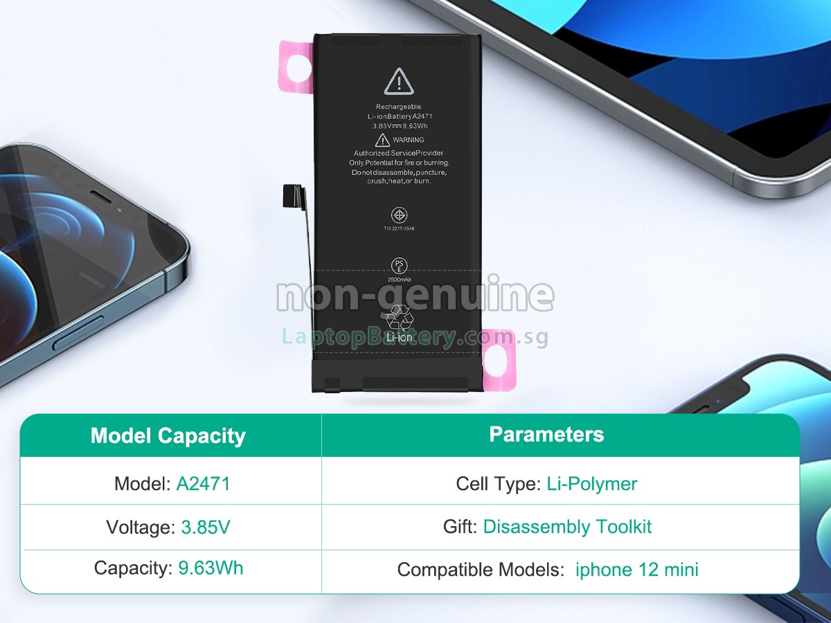replacement Apple A2399 EMC 3541 battery