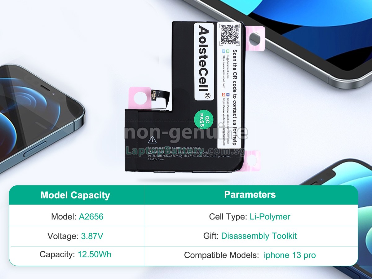 replacement Apple IPHONE 13 PRO 5G battery