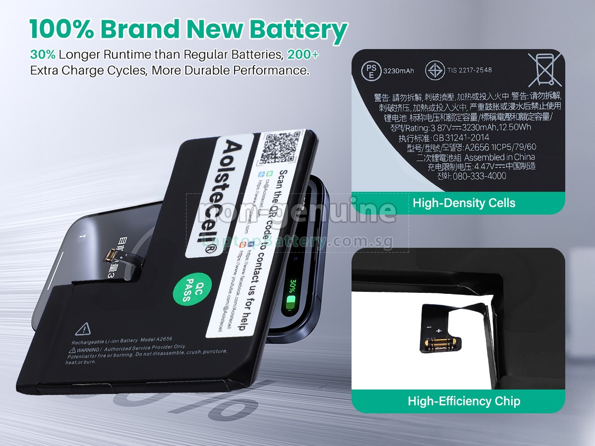 replacement Apple IPHONE 13 PRO 5G battery