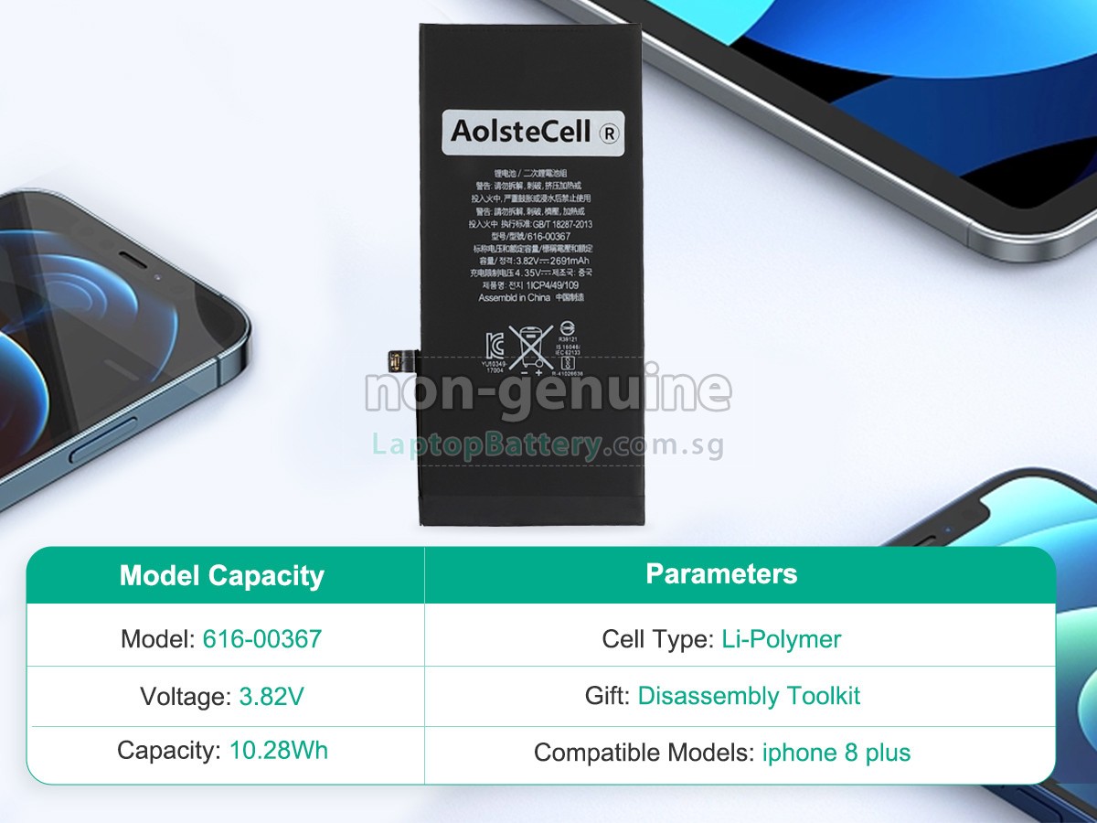 replacement Apple A1897 EMC 3174 battery
