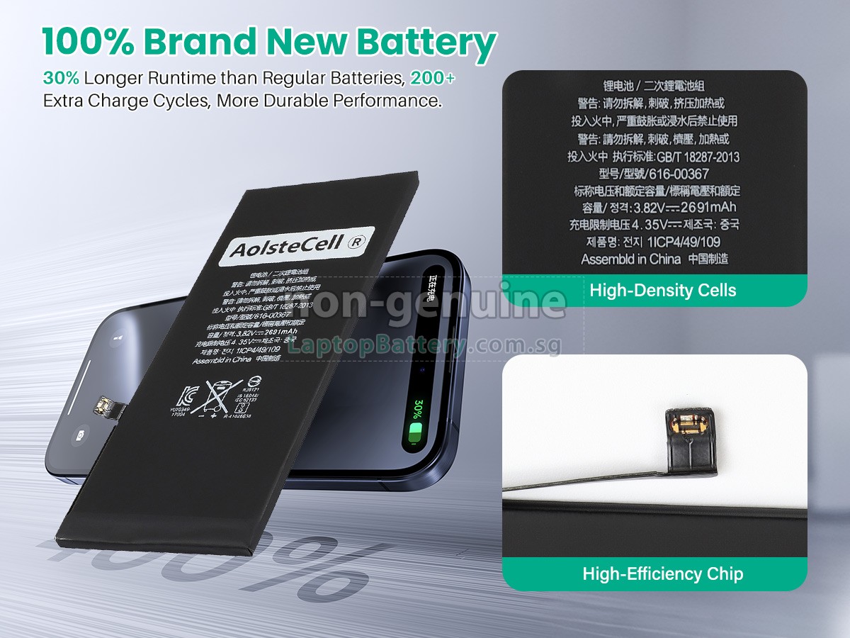 replacement Apple A1897 EMC 3174 battery