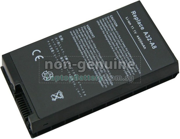 Battery for Asus A8S laptop