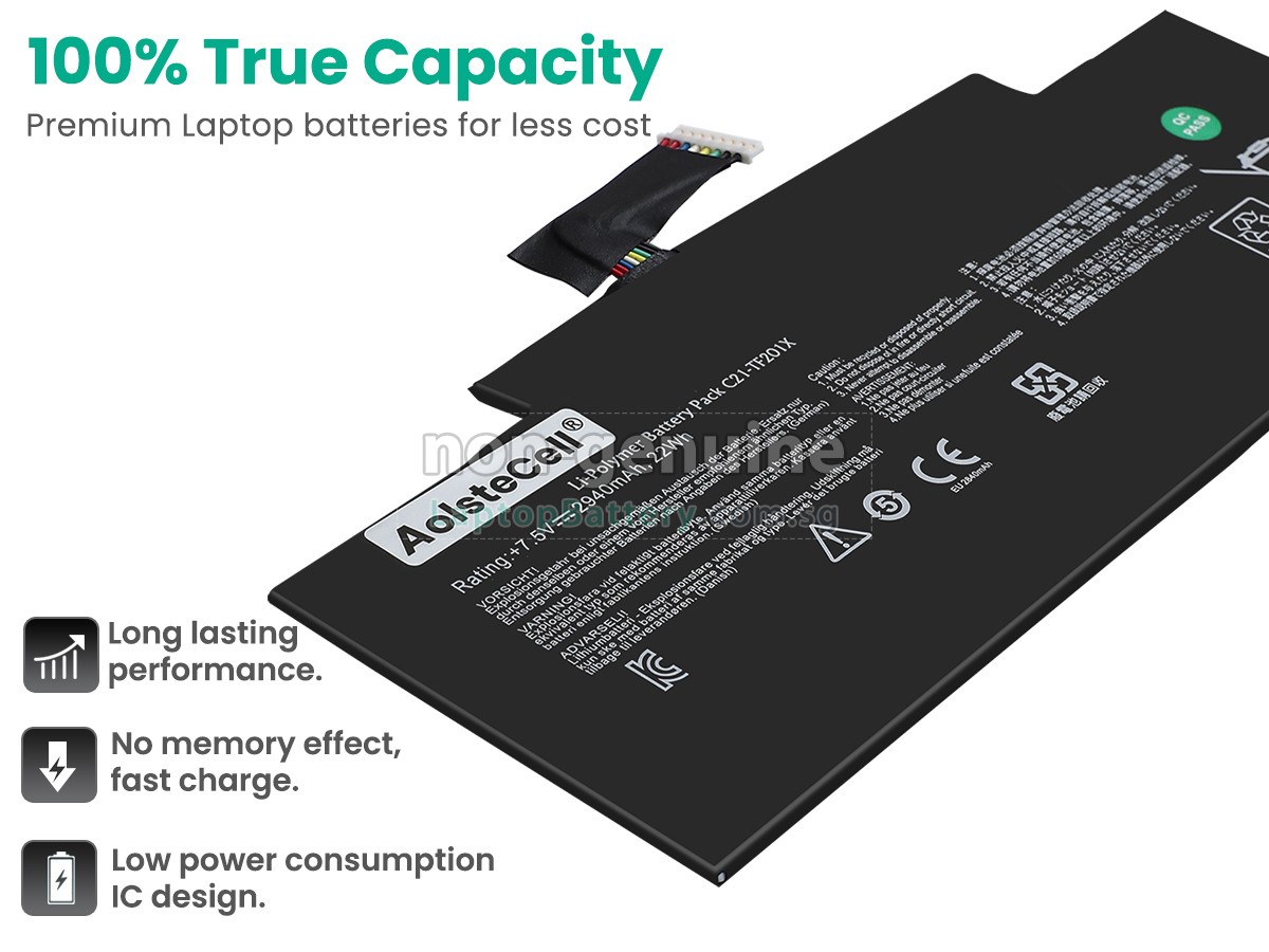 replacement Asus TF300T battery