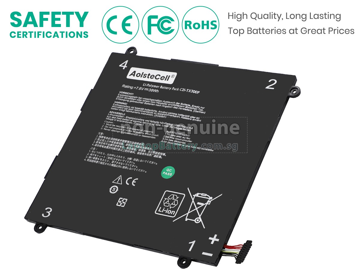 replacement Asus C21-TX300P battery