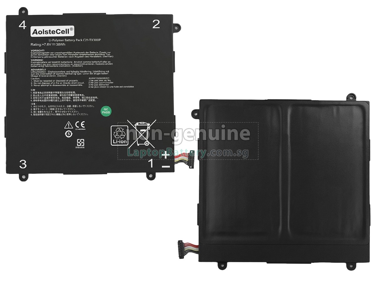 replacement Asus C21-TX300P battery