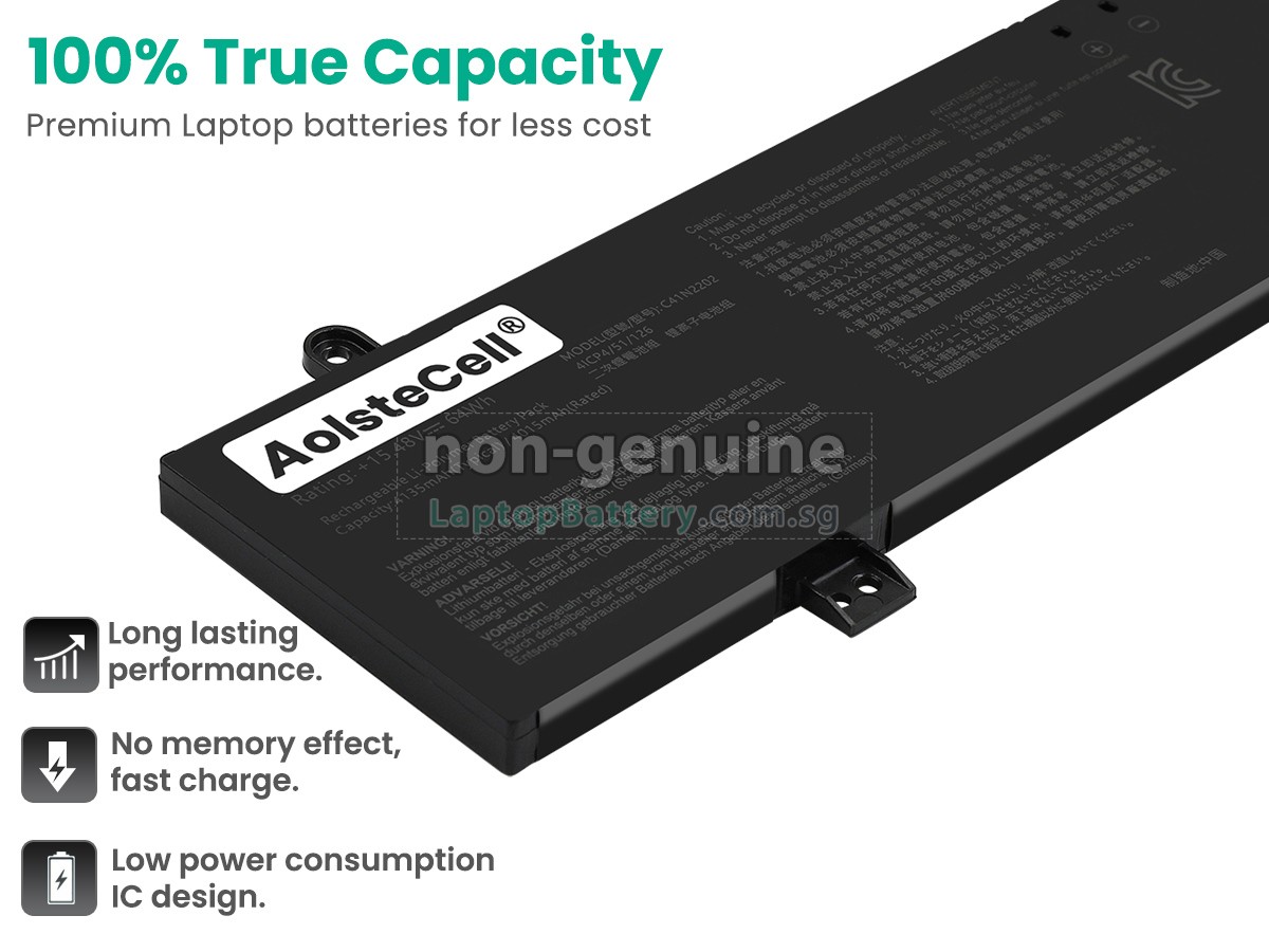 replacement Asus C41N2202 battery