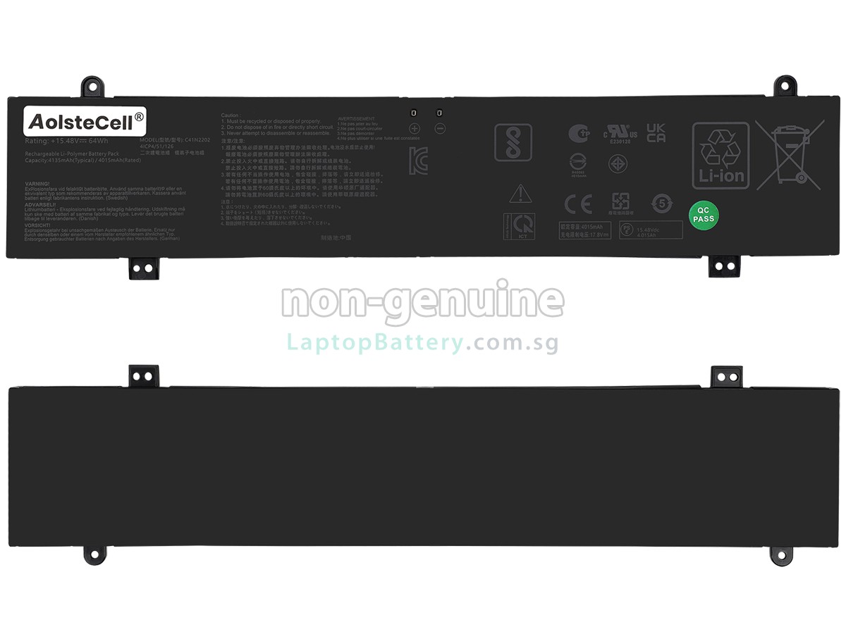 replacement Asus C41N2202 battery