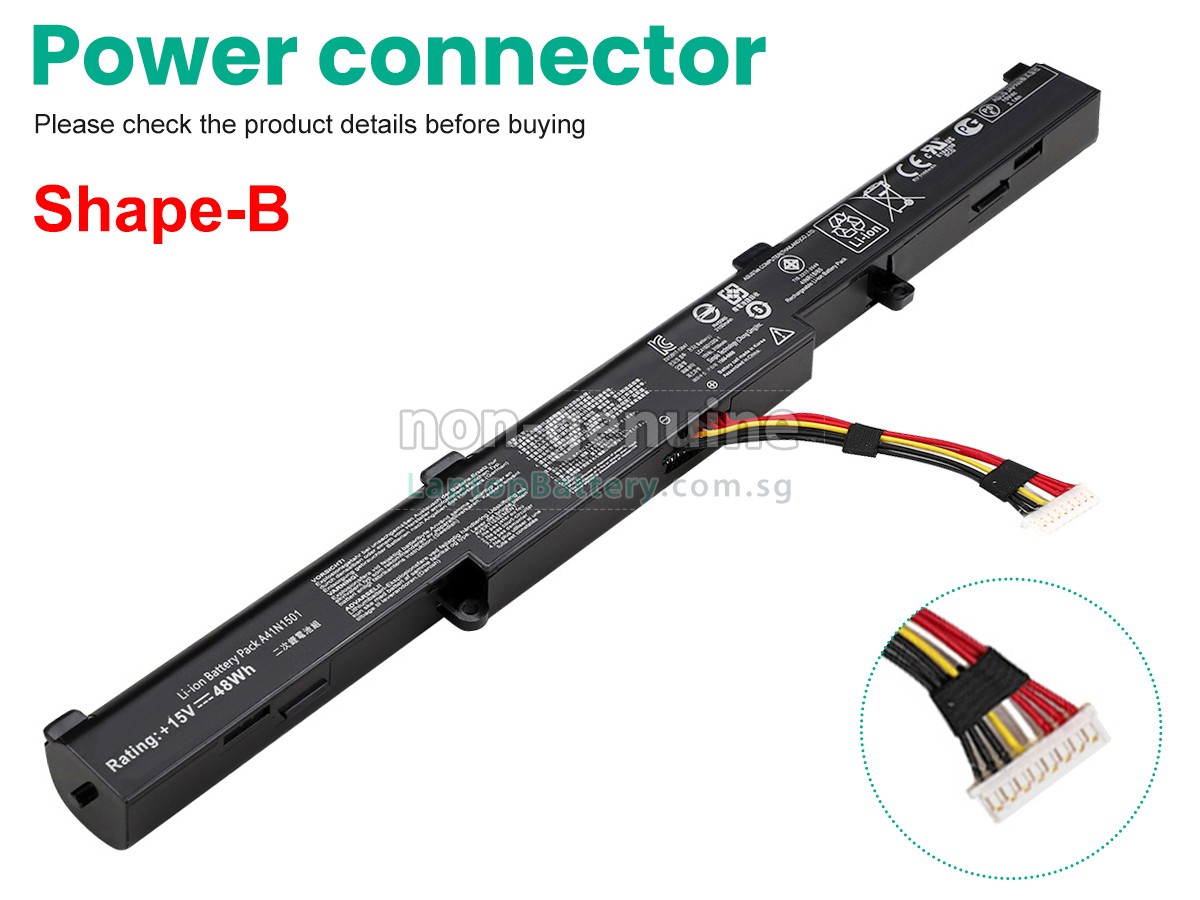 replacement Asus ZX50V battery