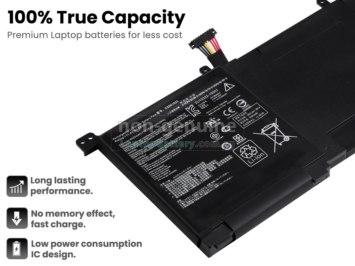 replacement Asus C32N1523 battery