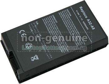 Battery for Asus A8JE laptop