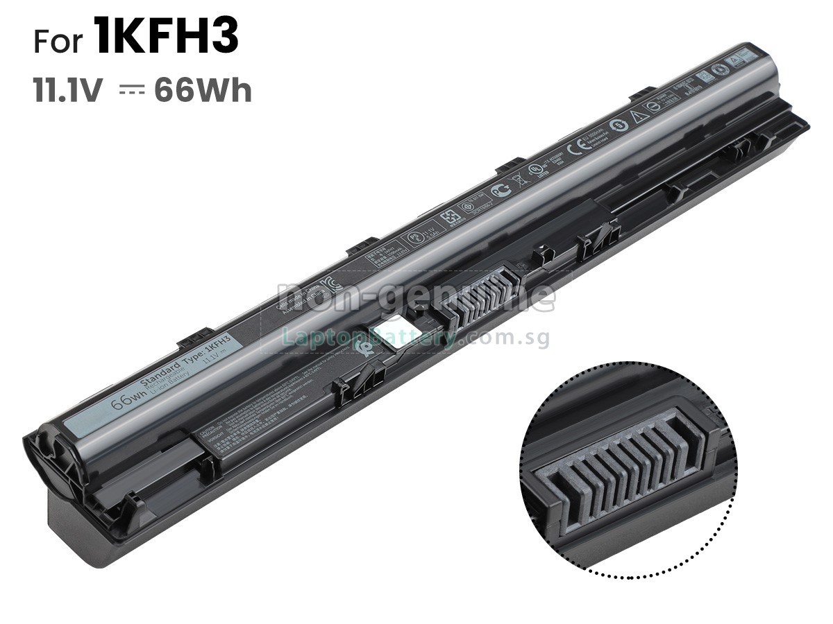 replacement Dell 1KFH3 battery