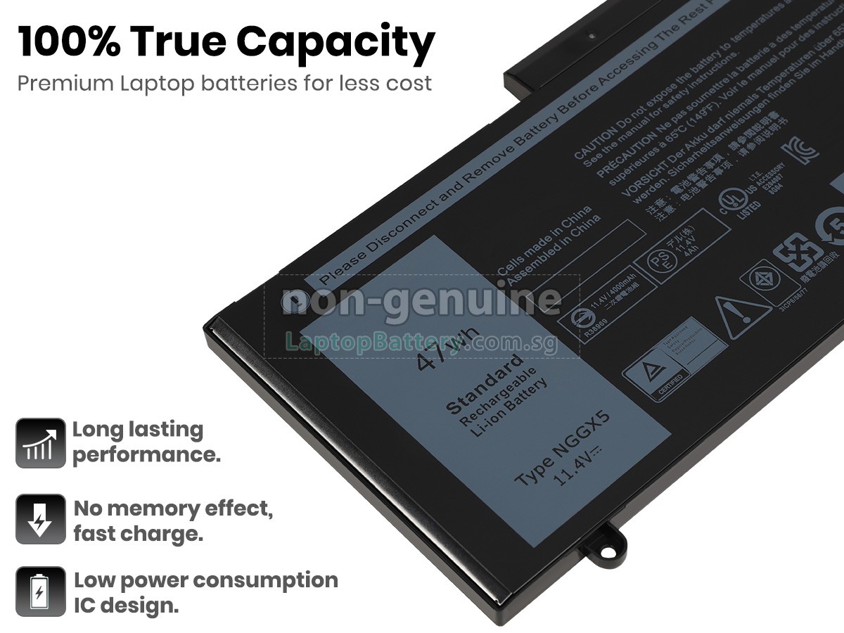 replacement Dell NGGX5 battery