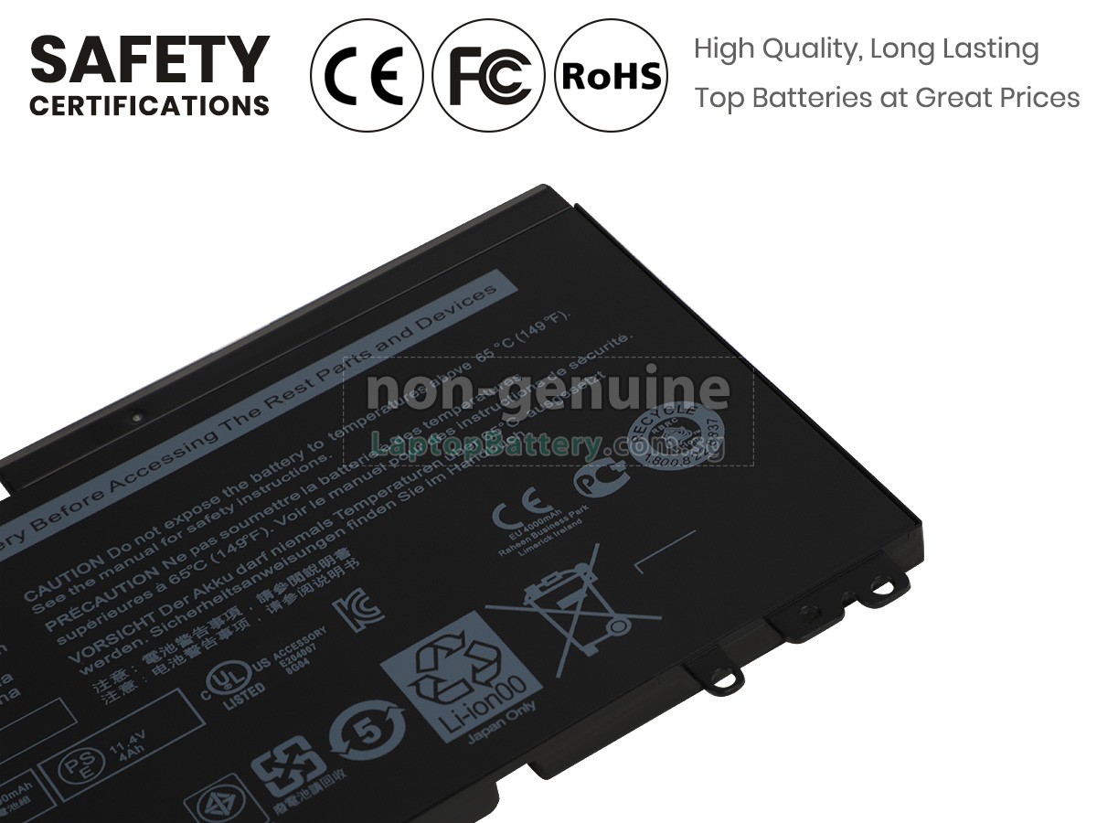 replacement Dell NGGX5 battery