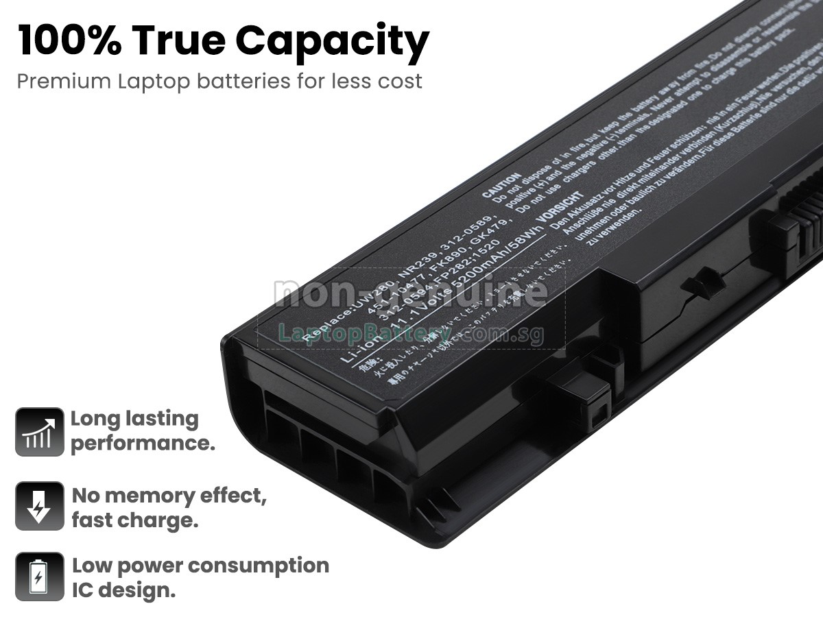 replacement Dell NR239 battery