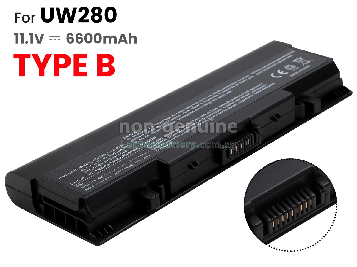 replacement Dell NR239 battery