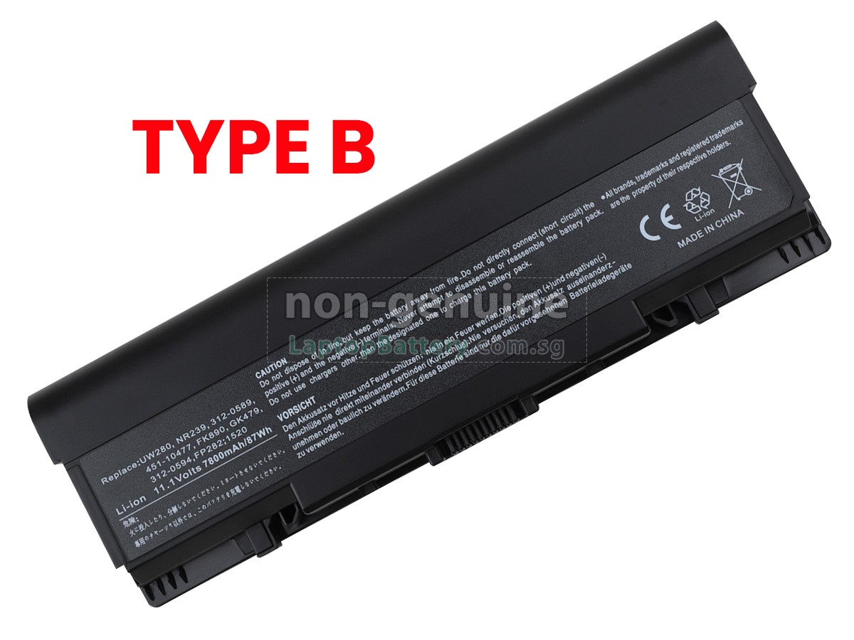 replacement Dell NR239 battery