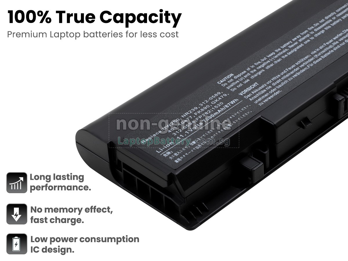 replacement Dell NR239 battery