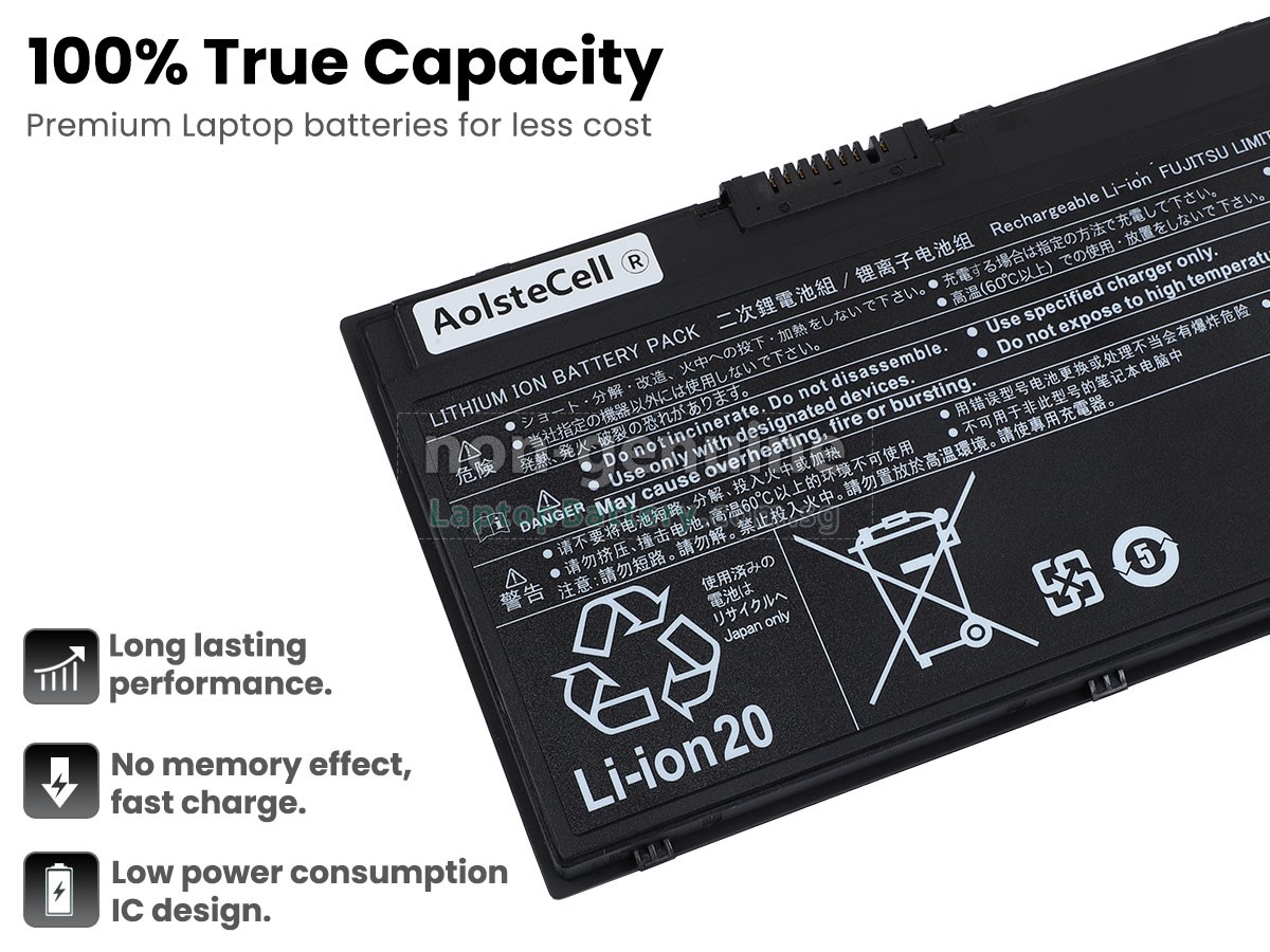 replacement Fujitsu LifeBook T938 battery