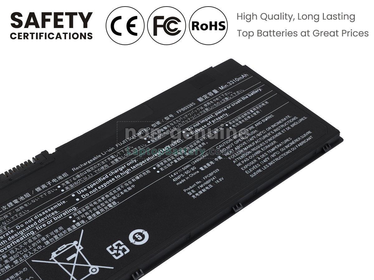 replacement Fujitsu LifeBook T938 battery