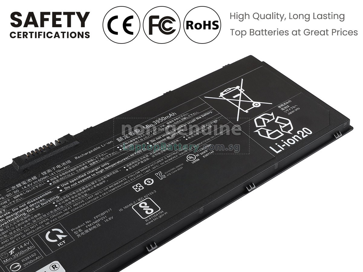 replacement Fujitsu CP798899-01 battery