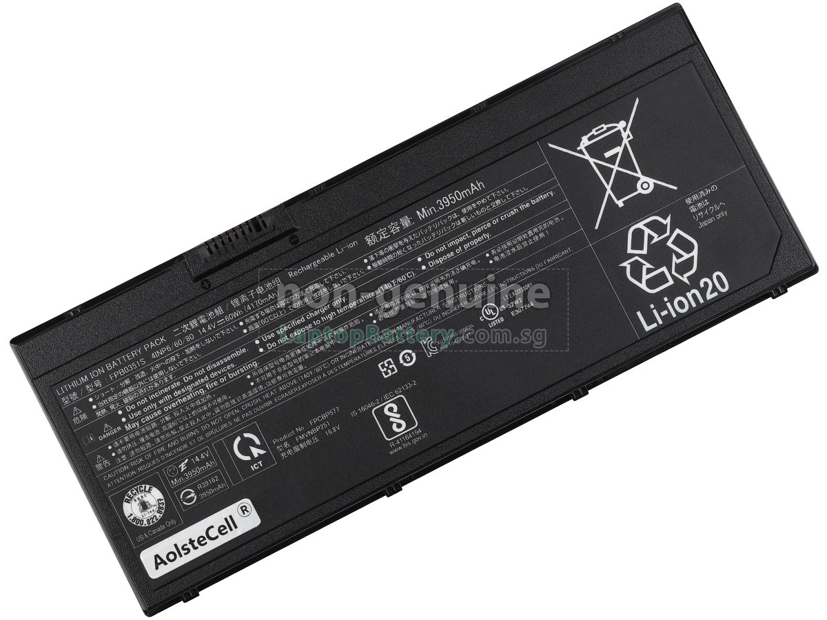 replacement Fujitsu CP798899-01 battery