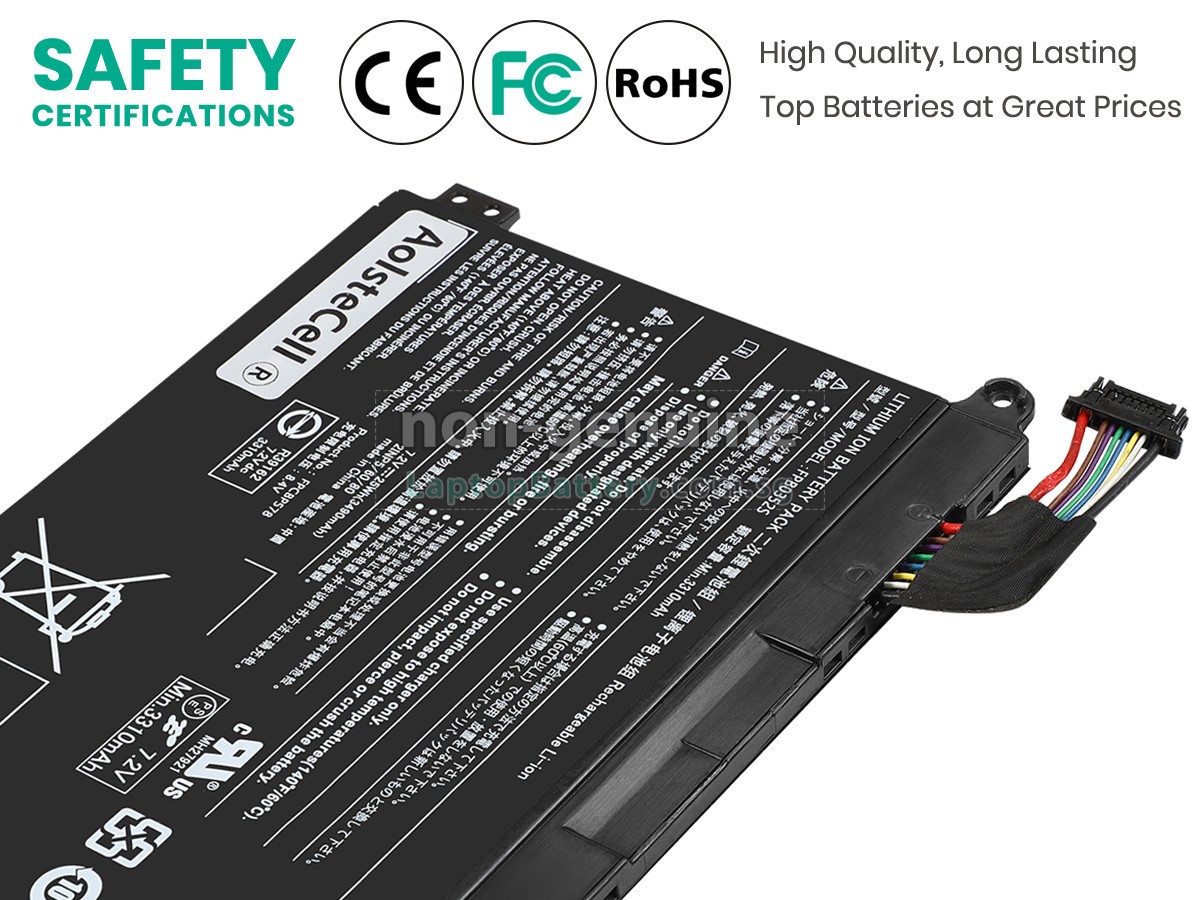 replacement Fujitsu FPCBP578 battery