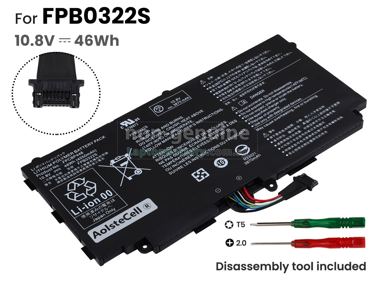 replacement Fujitsu Stylistic Q737 battery