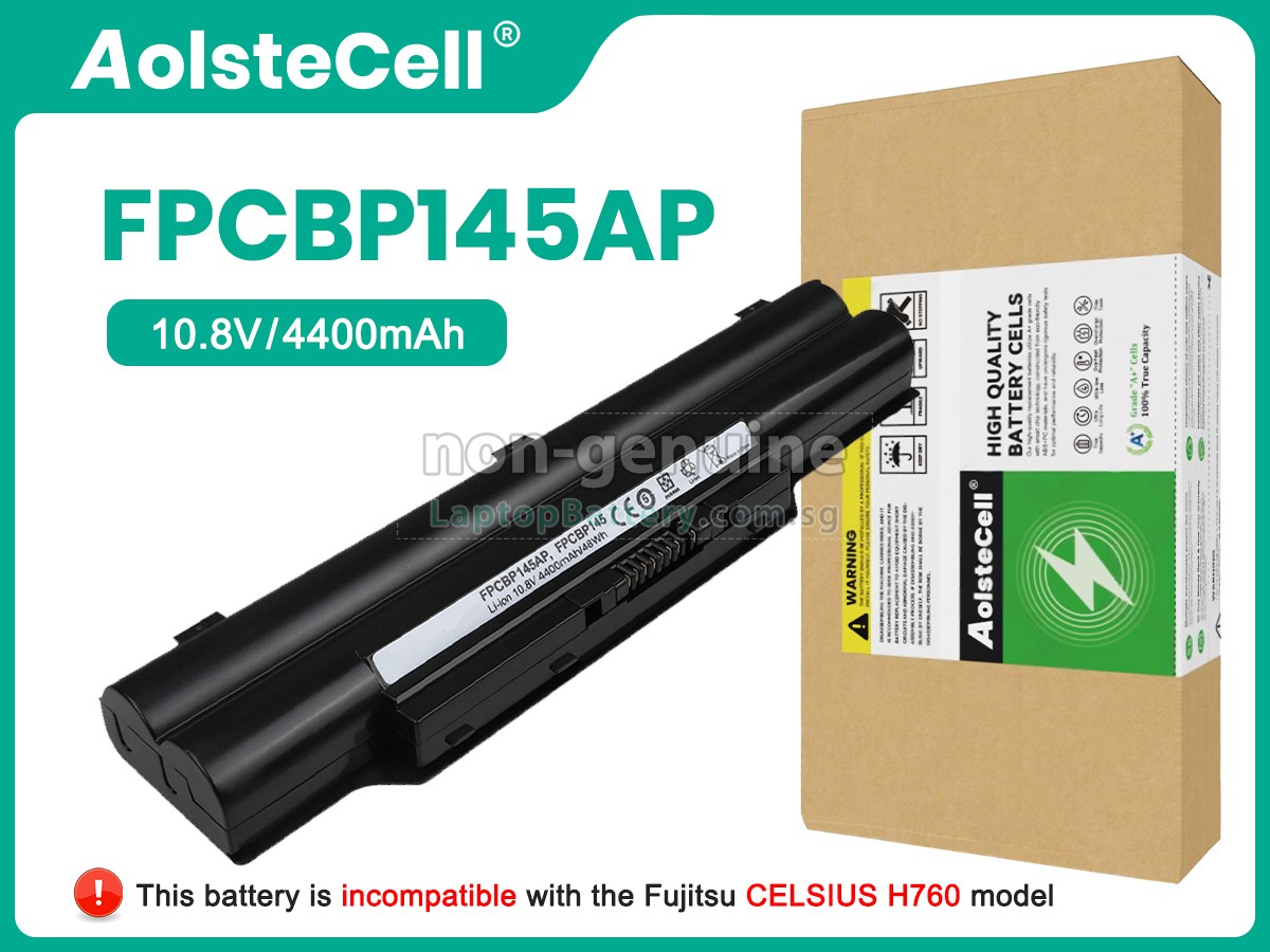 replacement Fujitsu FPCBP145AP battery