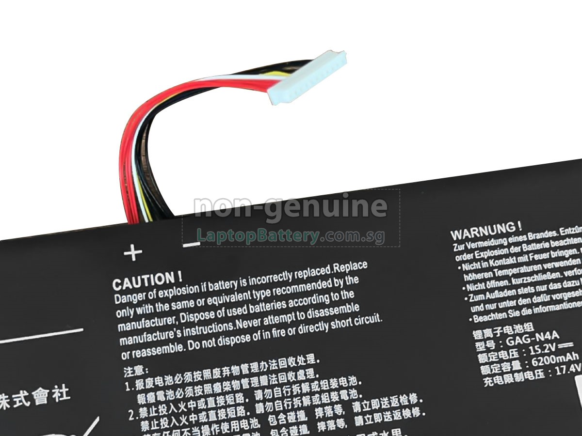 replacement Gigabyte AORUS 15G YB-9UK2430MP battery