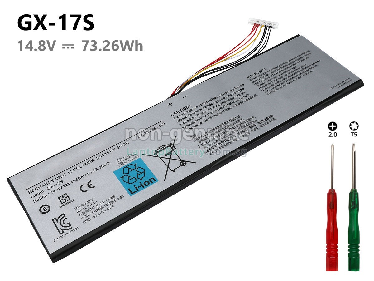 replacement Gigabyte AORUS X7 V2 battery