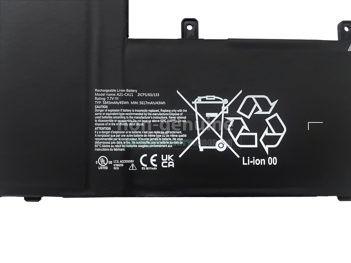 replacement HP A21-CA11 battery