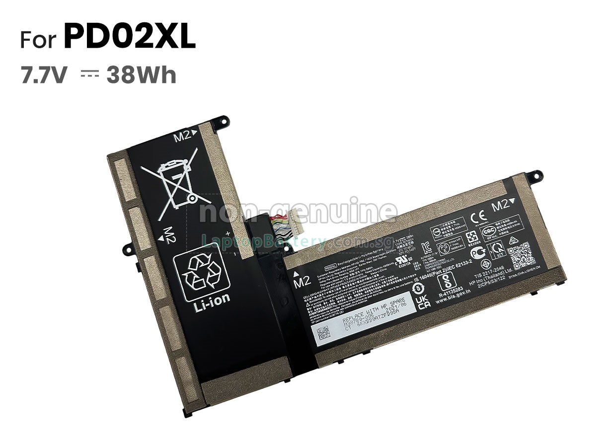 replacement HP PD02XL battery